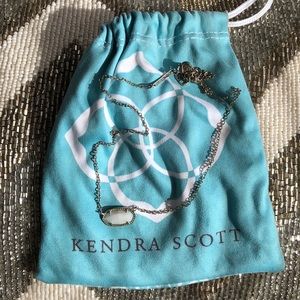 Kendra Scott - Gold Necklace in White
